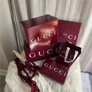 Gucci Deep Red Gift Box Collection